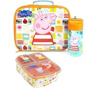 Peppa Pig - Set Sac à goûter NS6119 (Taille unique) (Bleu/Orange)