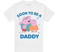 Peppa Pig - "Soon To Be" T-shirt pour homme TV15143 (3XL) (Blanc)