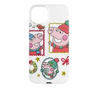 Peppa Pig Stamps Noël Coque pour iPhone 15 Plus
