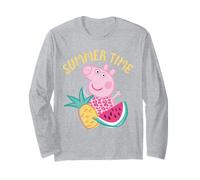 Peppa Pig Summer Holiday Fun Fruits Happy Classic Friends Manche Longue