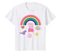 Peppa Pig Super Sunshine Summer Rainbow Dinosaure Rétro Love T-Shirt