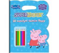Peppa Pig Supercolours In Peppa's Fun World Collective Edition (Buch auf Polnisch)