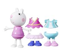 Peppa Pig Suzy Sheep-Up Figure with 6 Easy-On Fashion Accessories, 6-Inch Doll,