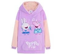 Peppa Pig Sweat Fille - Pull Plaid Oversize en Polaire