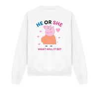 Peppa Pig - Sweat motif Maman Pig HE OR SHE - Femme (TV21381)