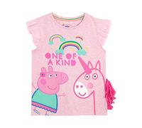 Peppa Pig - T-Shirt a Licorn - Fille - Rose - 7-8 Ans