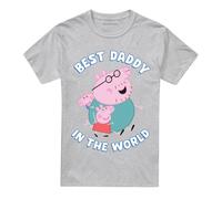 Peppa Pig - T-shirt BEST DADDY IN THE WORLD - Adulte (TV21394)