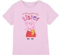 Peppa Pig - T-shirt "Grande Sœur" pour enfants TV15129 (104) (rose clair)
