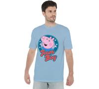 Peppa Pig - T-shirt motif George Pig motif/style Badge TEAM BOY - (TV21670)