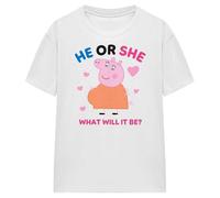 Peppa Pig - T-shirt motif Maman Pig HE OR SHE - Femme (TV22058)
