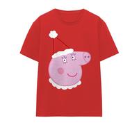 Peppa Pig - T-shirt motif Maman Pig motif/style bonnet du Père Noël - (TV26584)