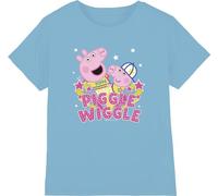 Peppa Pig - T-shirt "Piggle Wiggle" pour enfants TV5160 (116) (Bleu clair)