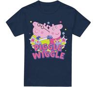 Peppa Pig - T-shirt "Piggle Wiggle" pour homme TV5151 (XL) (Bleu marine)