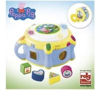 Reig/peppapig - 2327 - Percussion - Tambour Electronique avec Jeux De Formes - Peppa Pig