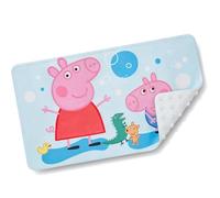 Peppa Pig Tapis de Bain antidérapant avec ventouses et Structure antidérapante - Doux et agréable pour la Peau - Nettoyage Facile - Lavable en Machine - Tapis de Douche pour Salle de Bain et Douche