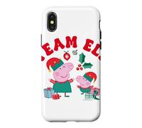 Peppa Pig Team Elf Noël Coque pour iPhone X/XS