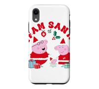 Peppa Pig Team Santa Noël Coque pour iPhone XR