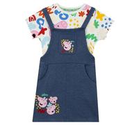 Peppa Pig Tenue Fille, Ensemble Robe et Tee Shirt, Robe Enfant Fille Été 2-3 Ans