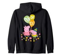 Peppa Pig Top Fan Meilleur Ami Frère Sœur BFF Classic Fun Sweat à Capuche