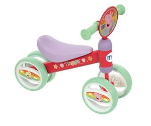 Peppa Pig Tricycle pour bébé, 47 x 25 x 37 cm, Maximum 15 kg + 1 an, 3 Roues Anti-crevaison, siège Ergonomique, Structure Stable, Design coloré, vélo sans pédales (77758)