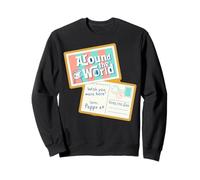 Peppa Pig Trip Postcard Around The World Wish You Were Here! Sweatshirt