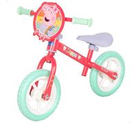 Peppa Pig Vélo sans pédales, 70 x 41 x 50 cm, max. 20 kg, vélo d'équilibre, 2 roues en caoutchouc anti-crevaison, guidon et selle réglables, hauteur réglable, licence officielle, licence officielle, +