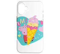 Peppa Pig Yum Ice Cream Coque pour iPhone 16 Plus