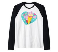 Peppa Pig Yum Ice Cream Manche Raglan