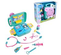 Peppa Pig's Medic Kit de Centre de Jeu | Comprend Plus de 10 Accessoires avec étui de Transport | Kit de médecin pour Enfants | Kit médical d'urgence | Jouets éducatifs pour Jeux de rôle | 3+