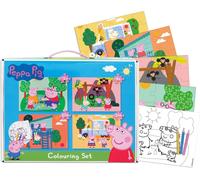 Peppa Wutz - Ensemble de puzzles à colorier