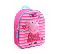 Peppa Wutz Sac À Dos (Relief 3D) Polyester 100% Fermeture Zippée