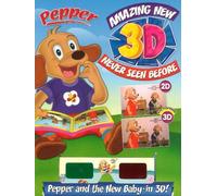 Pepper Amazing New 3d Never Seen Before Pepper Paper & The New Baby -- In 3d
