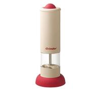 Pepper Grinder, Condiments Mill, 2.36x6.89x1.57 Inches Automatic Seasoning Tool Adjustable Coarseness Design, Electric Salt Shaker for Kitchen, Home, Cooking, Dining, Meal Prep, Countertop, Table