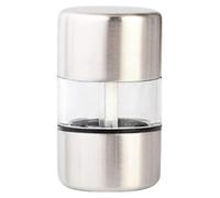 Pepper Grinder - Hand Operated Stainless Steel Mill, Portable Salt Grinding Shaker, Fine Seasoning Crusher Tool, Compact Table Pepper Mill For Kitchen Restaurant Dining Cooking Travel Food