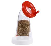 Pepper Grinder, Manual Sesame Grinder Mill - Hand Seasoning Crusher Shaker for Salt Pepper Coffee Tea Salads Rice Noodles, Baking and Desserts - Coarse - Fine, Transparent Acrylic Window for Kitchen