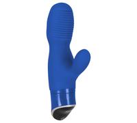 Pepper Parties Brother Louie - stimulateur rabbit vibrant - silicone bleu