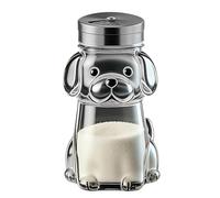 Pepper Shaker - Cute Animal Seasoning Container Dispenser, Static Structural Gastronomic-Repository, Anatomical Culinary-Interface | Clear Empty Salt Bottles for Kitchen, Cooking, BBQ
