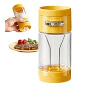 Pepper Shaker - Double-Head Adjustable Coarseness, Clear Dispenser | 5.12 x 2.64 x 2.32 Inches | Dual-Head Measured Salt Shaker & Bottle | Adjustable Portion Control for BBQ, Cooking