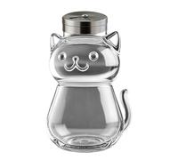 Pepper Shaker - Kitchen Dispenser for Cooking | Cute Seasoning Container with Lid, Clear Body Twist Top Design, Salt Pepper Storage Jar for Home Restaurant BBQ Table Use