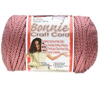 Pepperell Bonnie Cordon pour macramé pour Loisirs créatifs, 6 mm x 91,4 m, Rose