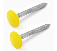 Pepperfish Construction, LLC Enquête marqueur - Lot DE 2 - Low Profile Survey Piquets (Jaune Haute visibilité)