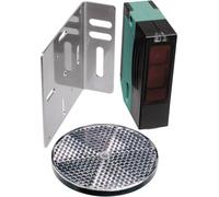 Pepperl+Fuchs Barrière lumineuse à réflexion RLK29-55/25/116-SET RLK29-55/25/116-SET commutation en réception, filtre de polarisation 1 set
