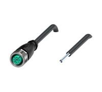Pepperl+Fuchs Pepperl+Fuchs Boîtier de câble V15-G-BK5M-PUR-U noir 5 pôles M12 droit codé A Quantité:1