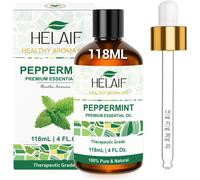 Peppermint Essential Oil 118ml-100% Pure And Natural-Ideal For Diffuser,Ambience,Aromatherapy,Massage And Diy Creations Massage,Home Care