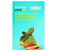 Peppermint, Nettle & Gingko Infusion Tea Bags 20 Waitrose Love Life 30g