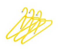 Peppermint Products Hanger - Lot de 3 cintres en tissu - En corde - Antidérapants - Pour vestes, chemises, pantalons - Design : Roman Luyken - Cintres d'armoire et de garde-robe (jaune)