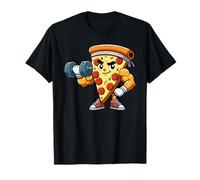 Pepperoni Pizza Lifting Entraînement Gym Motivation T-Shirt