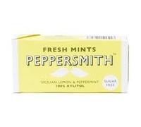 Peppersmith Menthe fraîche au citron et à la menthe poivrée avec 100% xylitol (10 paquets de 25 menthe)