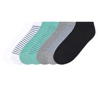 pepperts!® Lot de 7 paires de socquettes garçon (blanc/gris/turquoise/navy, 39-42)