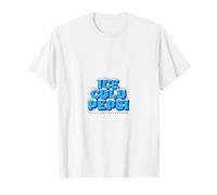 Pepsi Ice Cold Crisp and Rafraîchissant Retro Graphic PAPL2516 T-Shirt